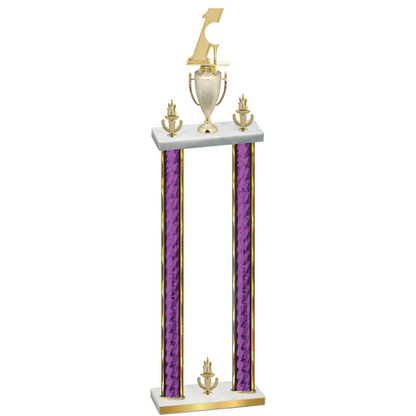 Double Purple Glacier Victory Golf Trophy