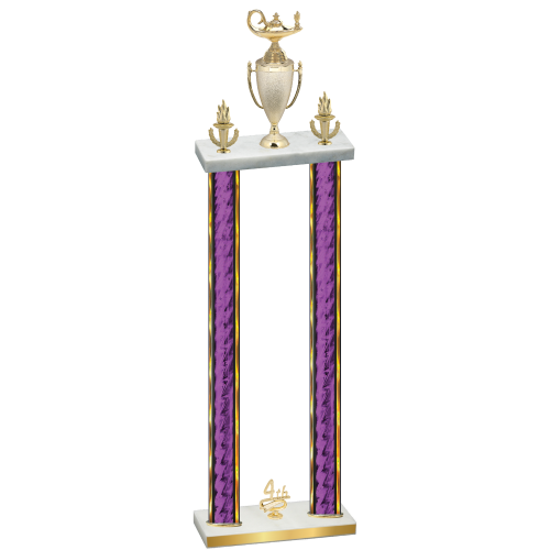Double Purple Glacier Fourth Place Academics Trophy