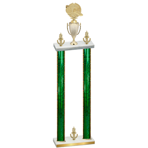Double Green Glacier Victory Running Trophy