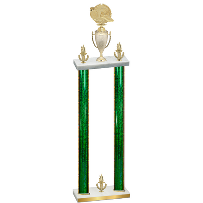 Double Green Glacier Victory Running Trophy
