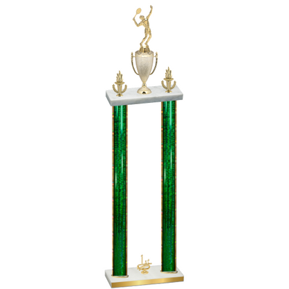 Double Green Glacier First Place Tennis Trophy