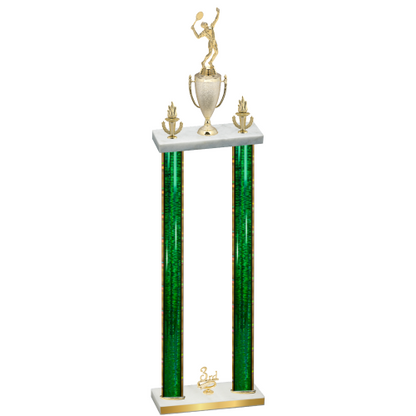 Double Green Glacier Third Place Tennis Trophy