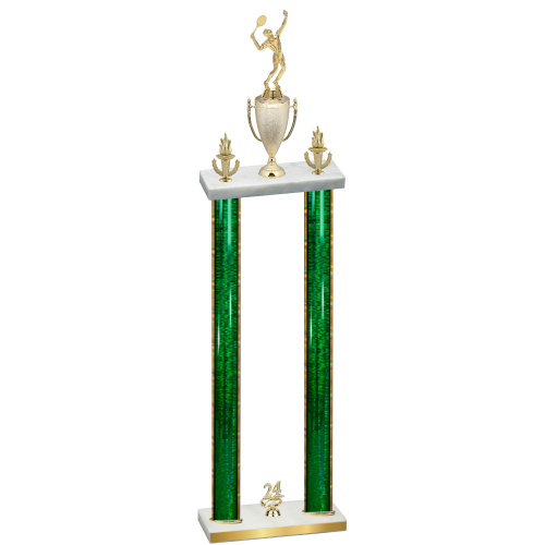 Double Green Glacier Year Tennis Trophy
