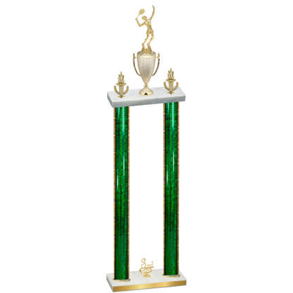 Double Green Glacier Third Place Tennis Trophy