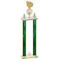 Double Green Glacier Third Place Tennis Trophy
