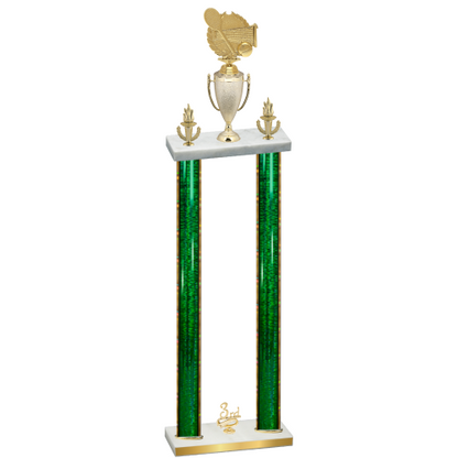Double Green Glacier Third Place Tennis Trophy