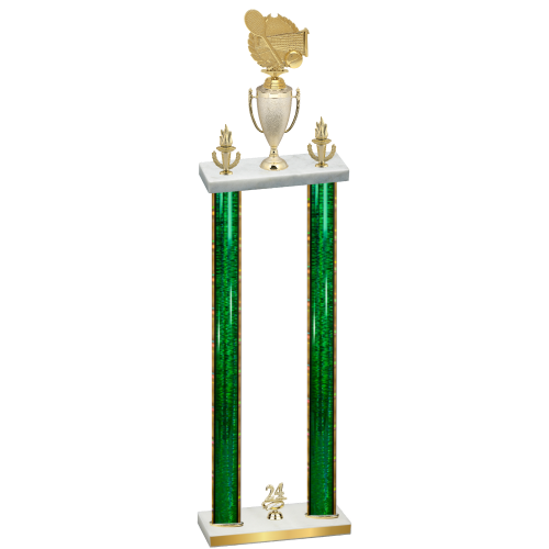 Double Green Glacier Year Tennis Trophy