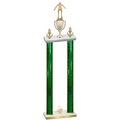 Double Green Glacier First Place Wrestling Trophy