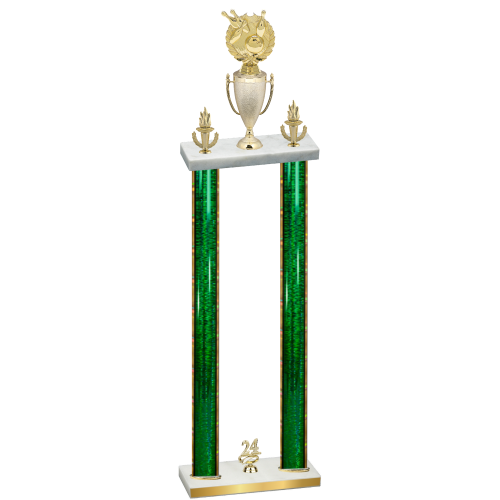 Double Green Glacier Year Bowling Trophy