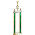 Double Green Glacier Third Place Tennis Trophy