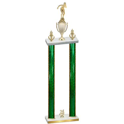 Double Green Glacier Year Tennis Trophy