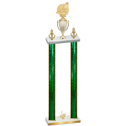 Double Green Glacier First Place Swimming Trophy