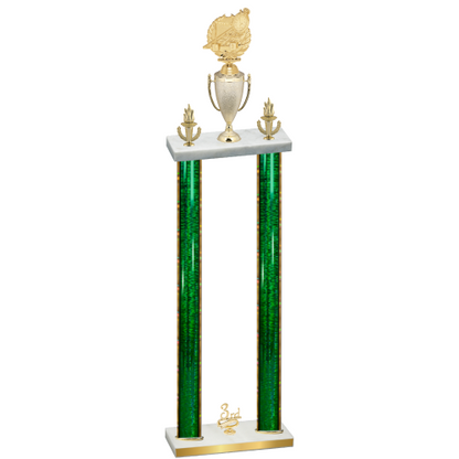 Double Green Glacier Third Place Swimming Trophy