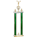 Double Green Glacier Year Cheerleading Trophy