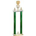 Double Green Glacier Year Cheerleading Trophy