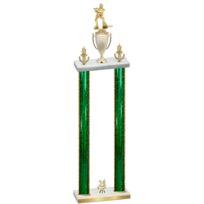Double Green Glacier Year Hockey Trophy