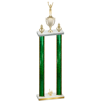 Double Green Glacier First Place Victory Trophy