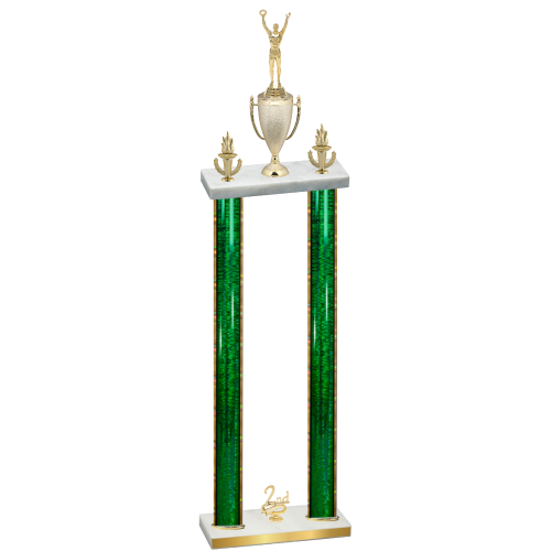 Double Green Glacier Second Place Victory Trophy