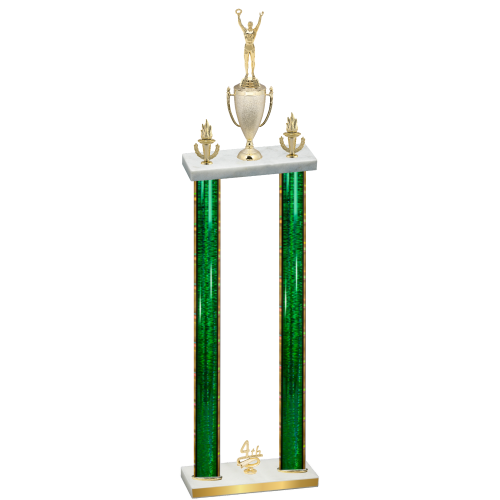 Double Green Glacier Fourth Place Victory Trophy