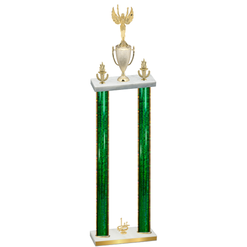 Double Green Glacier First Place Victory Trophy