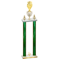 Double Green Glacier Second Place Pickleball Trophy