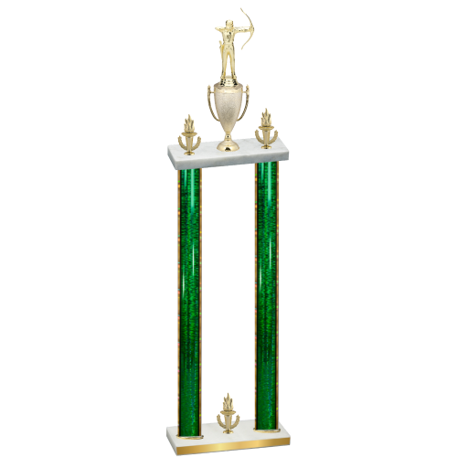 Double Green Glacier Victory Archery Trophy