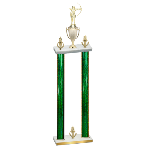 Double Green Glacier Victory Archery Trophy