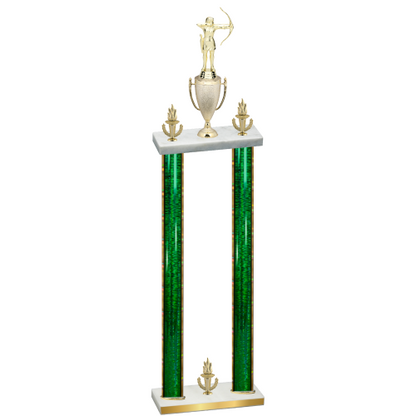 Double Green Glacier Victory Archery Trophy