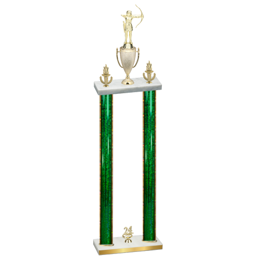 Double Green Glacier Year Archery Trophy
