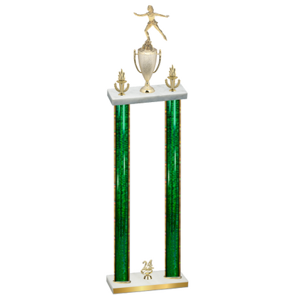 Double Green Glacier Year Skater Trophy