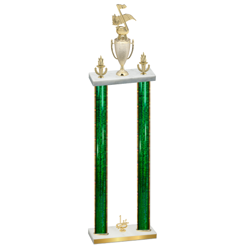 Double Green Glacier First Place Music Trophy