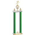 Double Green Carbon Fiber First Place Running Trophy