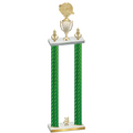 Double Green Carbon Fiber Year Running Trophy