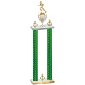 Double Green Carbon Fiber Victory Football Trophy