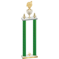 Double Green Carbon Fiber First Place Swimming Trophy