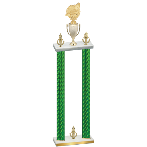 Double Green Carbon Fiber Victory Swimming Trophy
