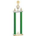 Double Green Carbon Fiber Second Place Insert Trophy