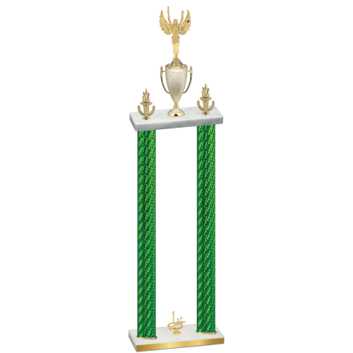 Double Green Carbon Fiber First Place Victory Trophy