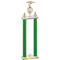 Double Green Carbon Fiber First Place Cars Trophy