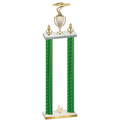 Double Green Carbon Fiber Fourth Place Cars Trophy