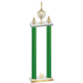 Double Green Carbon Fiber Fourth Place Chess Trophy