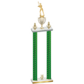Double Green Carbon Fiber Year Softball Trophy