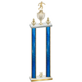 Double Blue Glacier Year Soccer Trophy