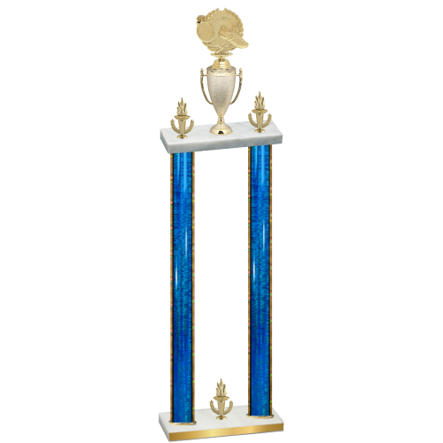 Double Blue Glacier Victory Running Trophy