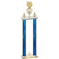 Double Blue Glacier Third Place Bowling Trophy
