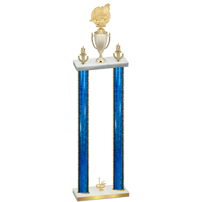 Double Blue Glacier First Place Swimming Trophy