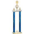 Double Blue Glacier Second Place Insert Trophy