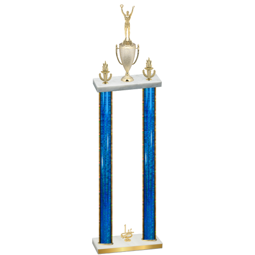 Double Blue Glacier First Place Victory Trophy