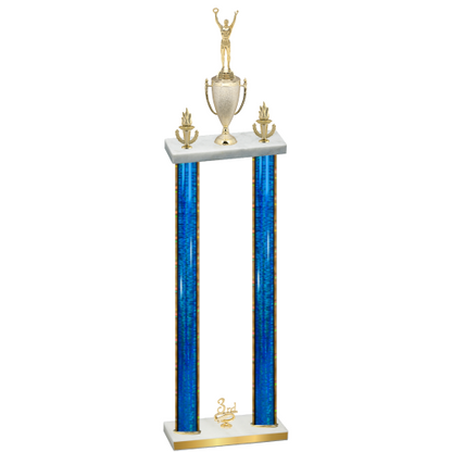 Double Blue Glacier Third Place Victory Trophy