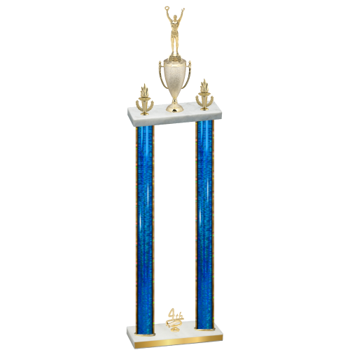 Double Blue Glacier Fourth Place Victory Trophy